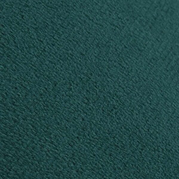 vidaXL Stool Dark Green and Gold Velvet 28 x 36 cm - Image 2