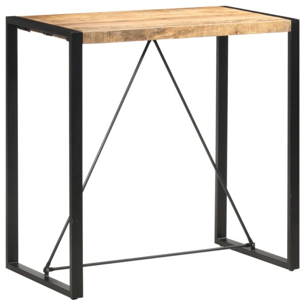 vidaXL Bar Table 110x60x110 cm Solid Mango Wood - Image 7