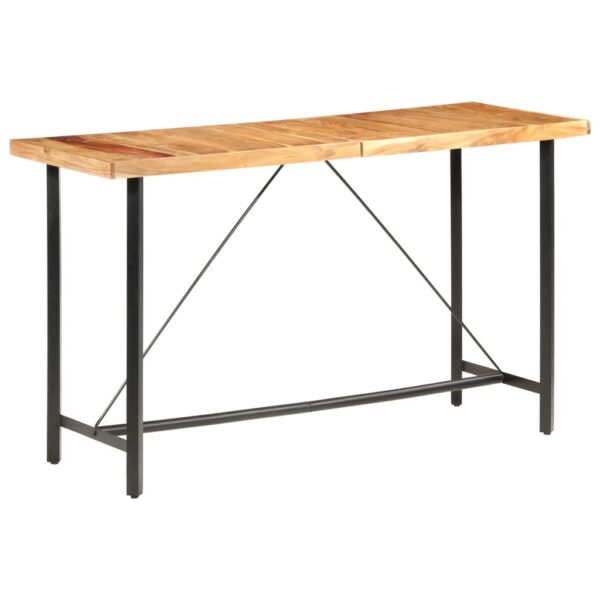 vidaXL Bar Table 180x70x107 cm Solid Acacia Wood - Image 11