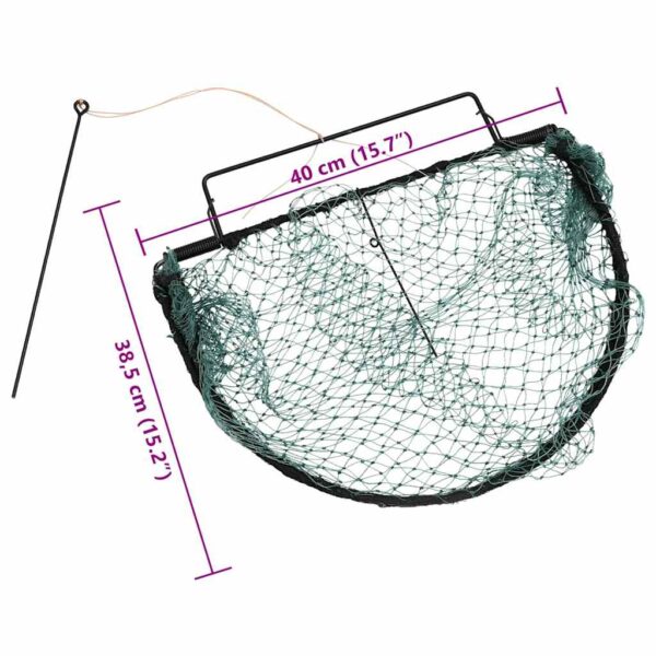 vidaXL Bird Trap Green 40 cm Steel - Image 9