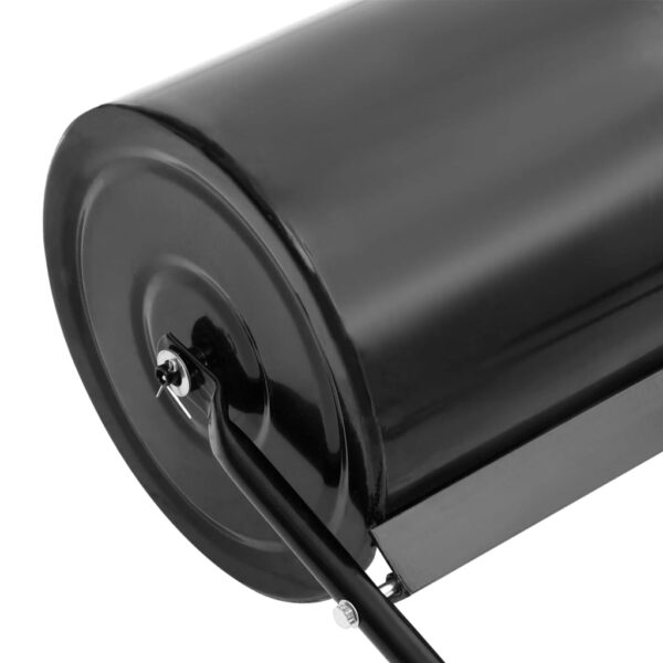 vidaXL Garden Lawn Roller Push Black 63 L Iron - Image 4