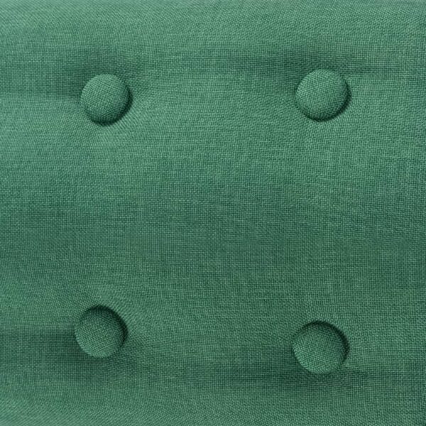 vidaXL Armchair Green Fabric - Image 4