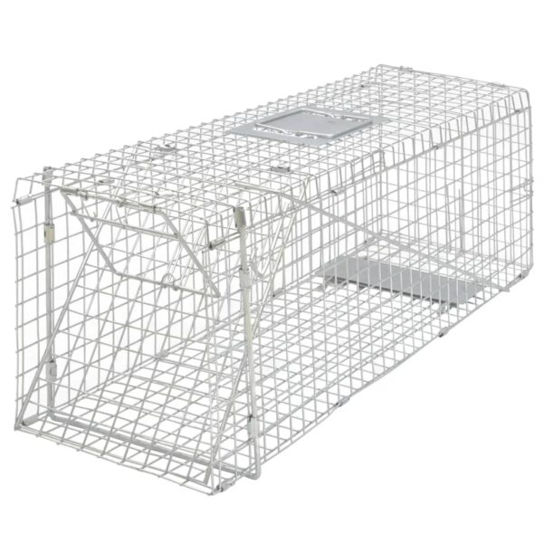 Galvanised Live Trap 80 cm - Image 2