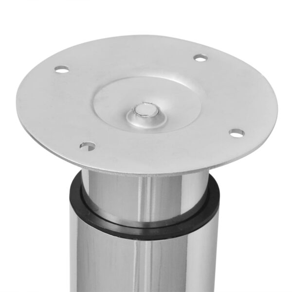 vidaXL Telescopic Table Legs 4 pcs Chrome 710 mm-1100 mm - Image 4