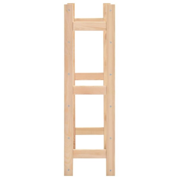 vidaXL Wine Rack for 30 Bottles Solid Wood Pine - Image 3