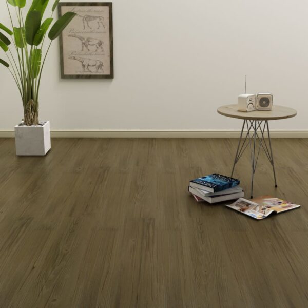 vidaXL Self-adhesive Flooring Planks 4.46 m² 3 mm PVC Brown - Image 1