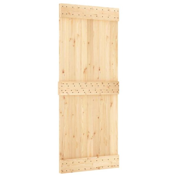 vidaXL Door NARVIK 85x210 cm Solid Wood Pine - Image 2
