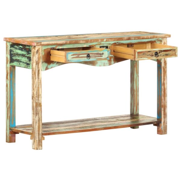 vidaXL Console Table 120x40x75 cm Solid Reclaimed Wood - Image 4