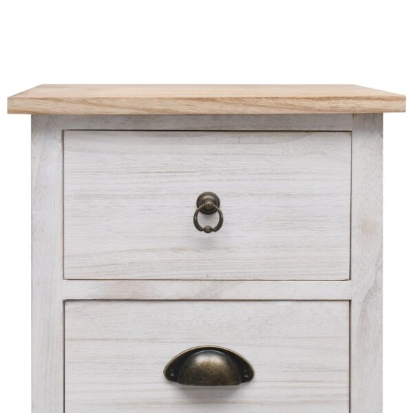 vidaXL Side Cabinet 35x25x57 cm Paulownia Wood - Image 7