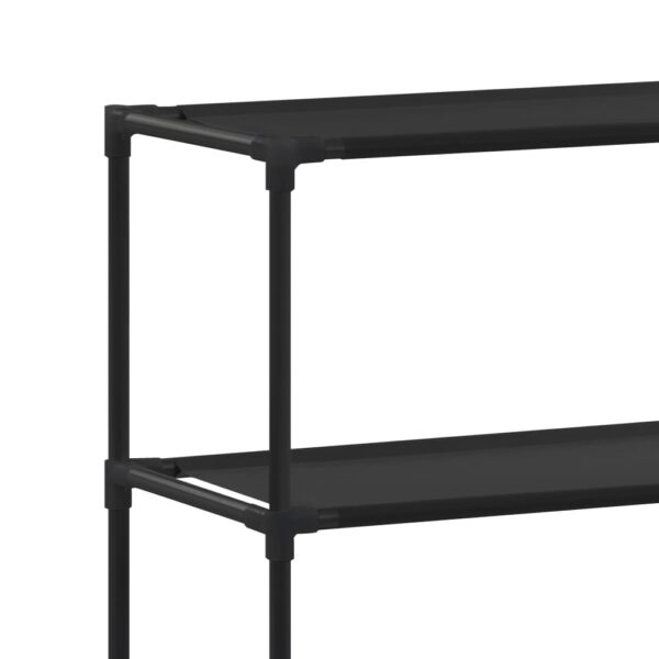 vidaXL 3-Tier Storage Rack over Laundry Machine Black 69x28x169 cm - Image 7