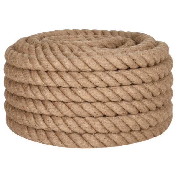 vidaXL Jute Rope 25 m Long 36 mm Thick - Image 3