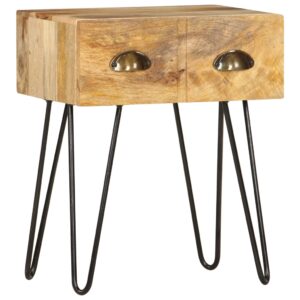 vidaXL Bedside Cabinet 40x30x50 cm Solid Mango Wood
