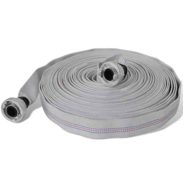 vidaXL Fire Hose Flat Hose 30 m with D-Storz Couplings 1 Inch - Image 1