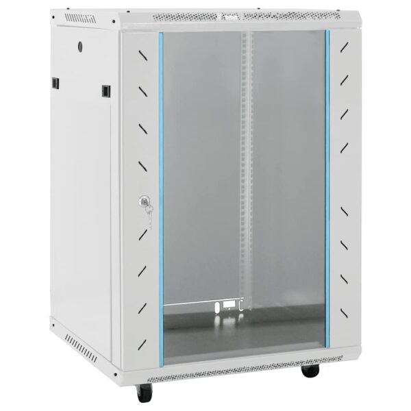 vidaXL 15U Network Cabinet with Swivel Feet 19" IP20 60x45x86 cm - Image 1
