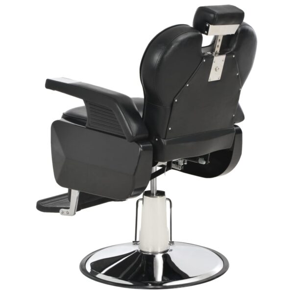 vidaXL Barber Chair Black 72x68x98 cm Faux Leather - Image 5