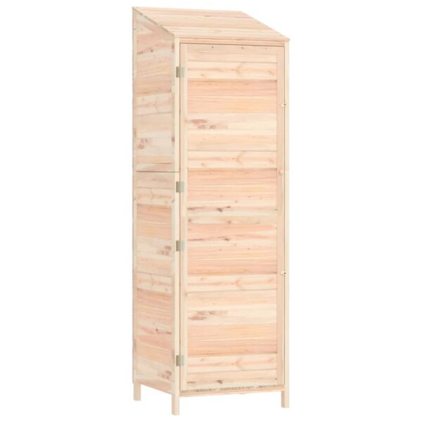 vidaXL Garden Shed 55x52x174.5 cm Solid Wood Fir - Image 2