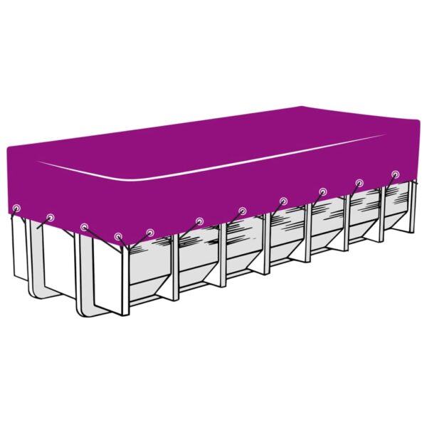 vidaXL Container Net HDPE 3.5x8 m Black - Image 3