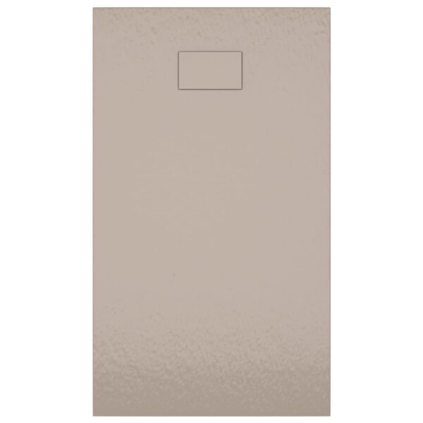 vidaXL Shower Base Tray SMC Brown 120x70 cm - Image 6
