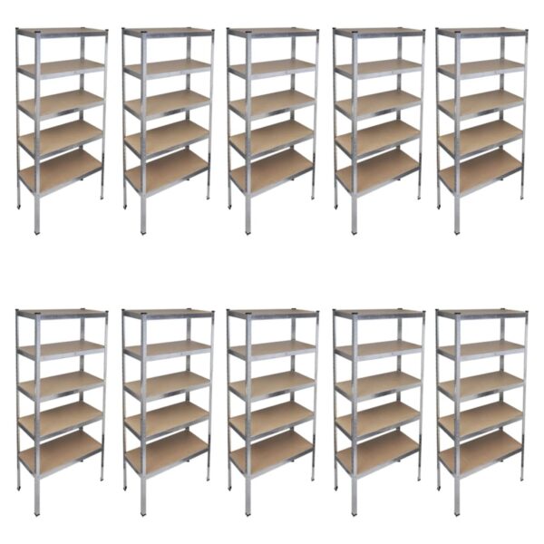 Storage Rack Garage Storage Shelf 10pcs - Image 1