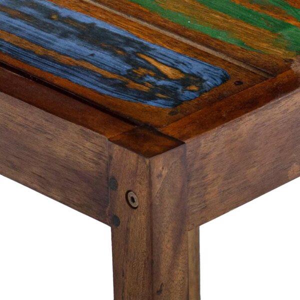 vidaXL Bar Stools 2 pcs Solid Reclaimed Wood - Image 7