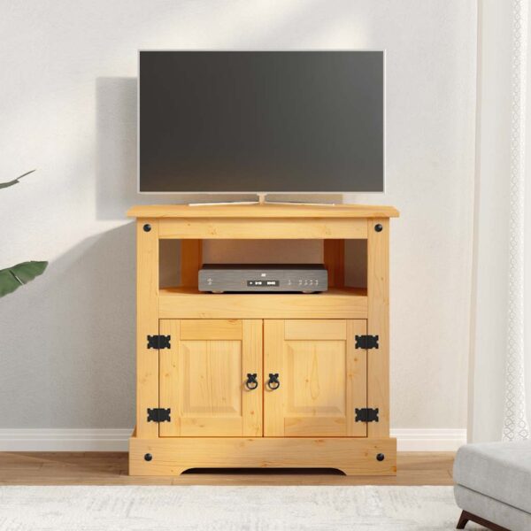 vidaXL Console Table Mexican Pine Corona Range 80x43x78 cm - Image 4