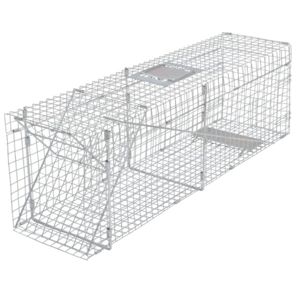 Galvanised Live Trap 100 cm - Image 2