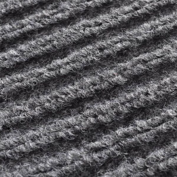 vidaXL PVC Door Mats 4 pcs Grey 90x60 cm - Image 4