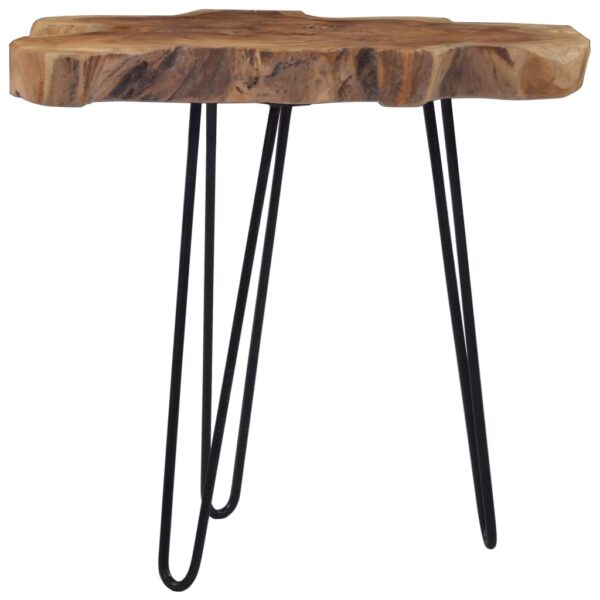 vidaXL Coffee Table (60-70)x45 cm Teak Wood - Image 8