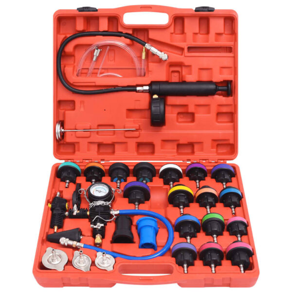 vidaXL 28 Piece Radiator Pressure Tester Kit" - Image 2