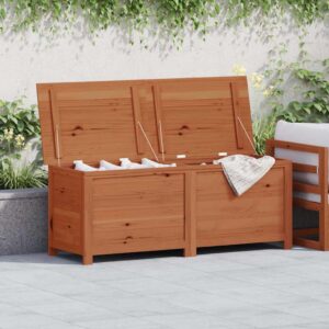 vidaXL Outdoor Cushion Box Brown 150x50x56 cm Solid Wood Fir