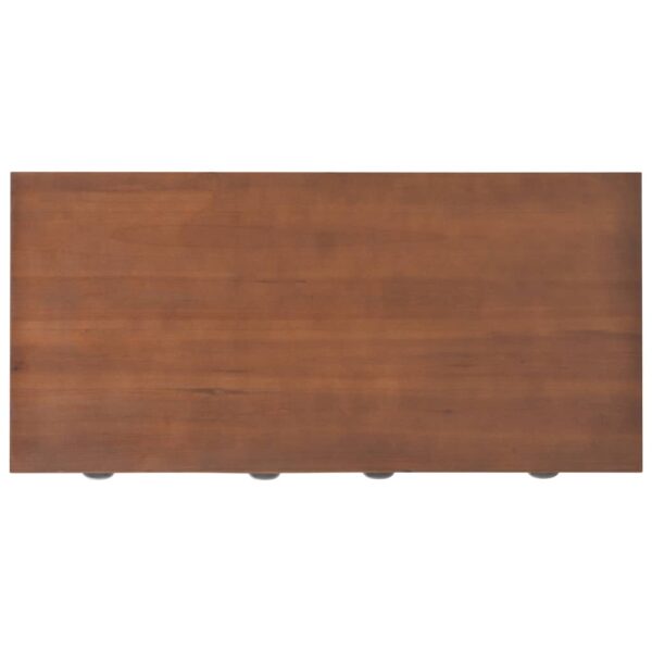 vidaXL Desk with 3 Drawers 110x50x78 cm Solid Fir Wood - Image 7