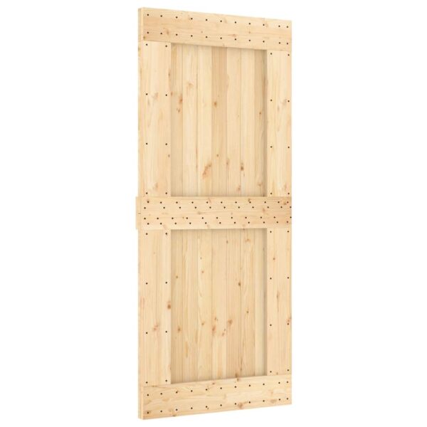 vidaXL Door NARVIK 90x210 cm Solid Wood Pine - Image 2