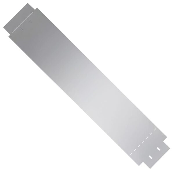 vidaXL Lawn Fence 20 pcs Galvanised Steel 100x20 cm - Image 3