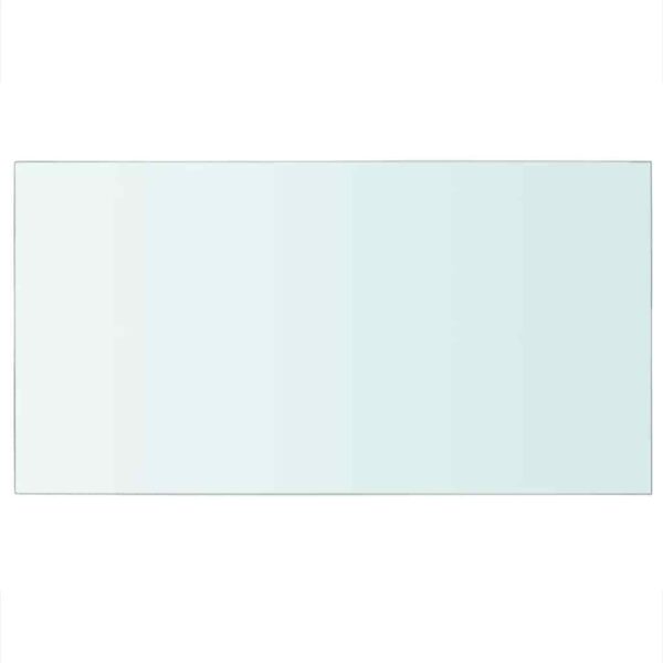 vidaXL Shelf Panel Glass Clear 40x25 cm - Image 2