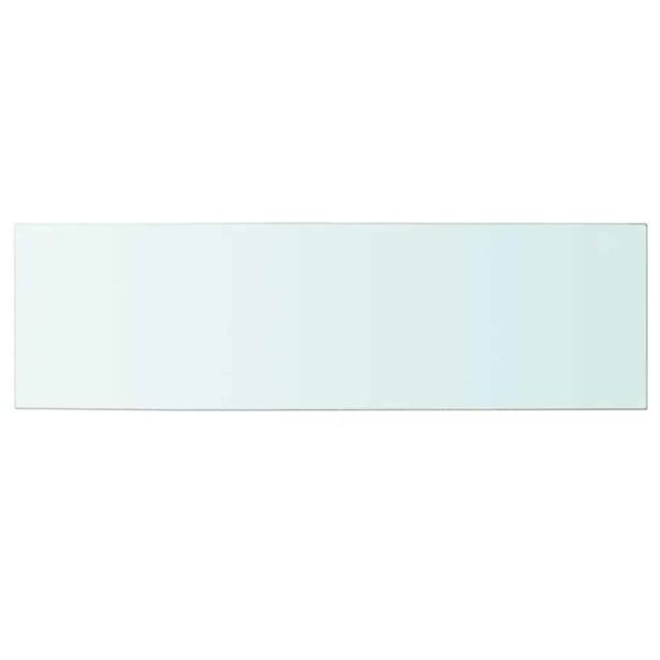 vidaXL Shelf Panel Glass Clear 100x30 cm - Image 2