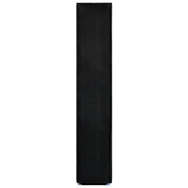 vidaXL Shoe Cabinet Black 60x30x166 cm Fabric - Image 6