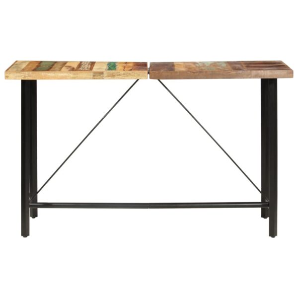 vidaXL Bar Table 180x70x107 cm Solid Reclaimed Wood - Image 2