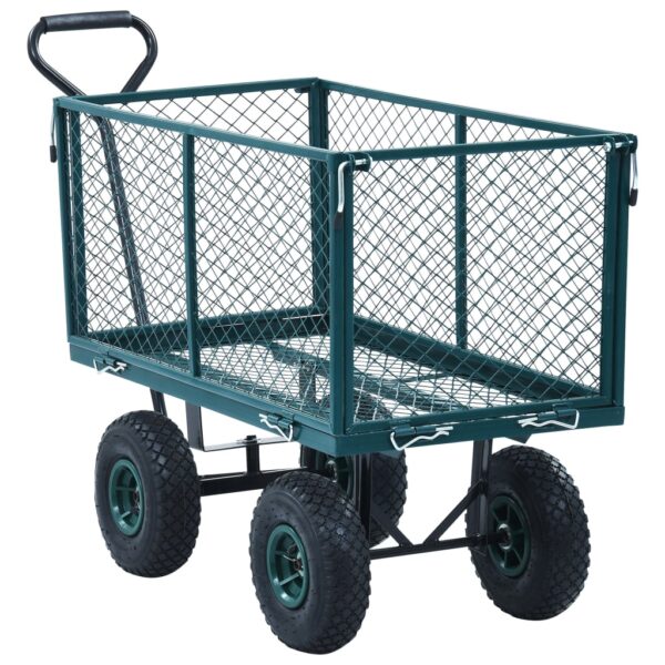 vidaXL Garden Hand Trolley Green 350 kg - Image 2