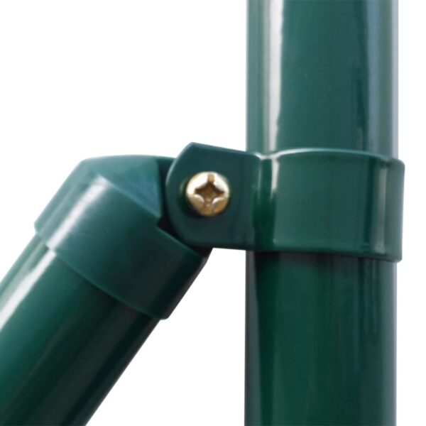 vidaXL Euro Fence Steel 25x1.2 m Green - Image 3
