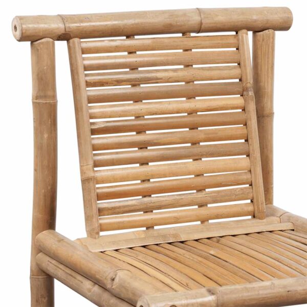 vidaXL Bar Stools 2 pcs Bamboo - Image 8