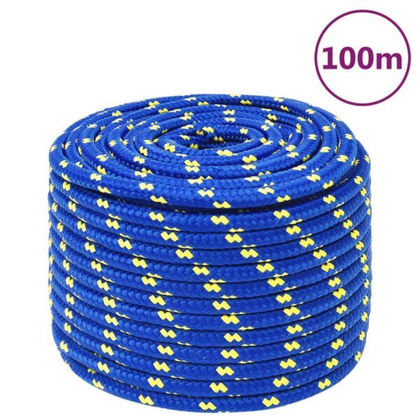 vidaXL Boat Rope Blue 12 mm 100 m Polypropylene - Image 1