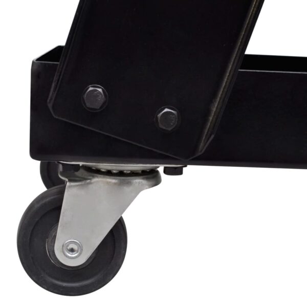 Welding Cart Black Trolley with 3 Shelves Workshop Organiser - Image 3