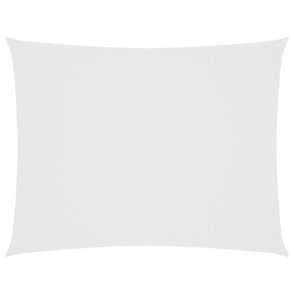 vidaXL Sunshade Sail Oxford Fabric Rectangular 3x4 m White - Image 2