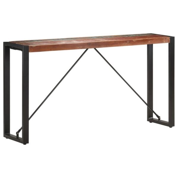 vidaXL Console Table 150x35x76 cm Solid Reclaimed Wood - Image 8