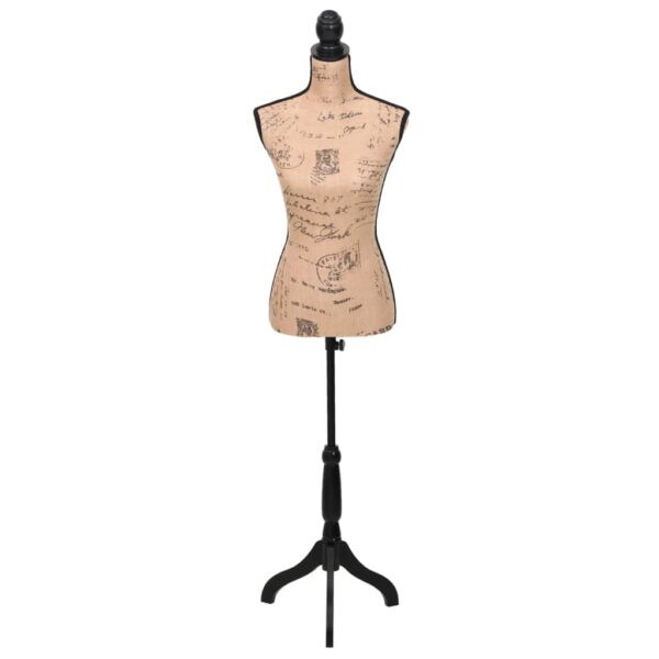 Ladies Bust Display Bust Brown Black Jute Female Dressmakers Dummy Mannequin Display - Image 2
