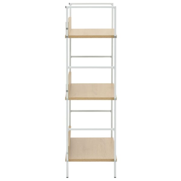 vidaXL 3-Layer Book Shelf Oak 60x27.6x90.5 cm Engineered Wood - Image 5