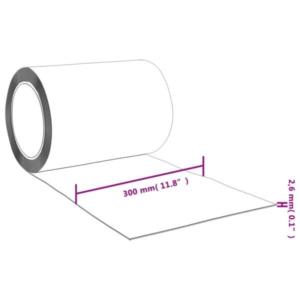 vidaXL Door Curtain Transparent 300 mmx2.6 mm 10 m PVC - Image 7