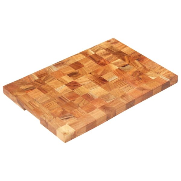 vidaXL Chopping Board 60x40x3.8 cm Solid Acacia Wood - Image 11