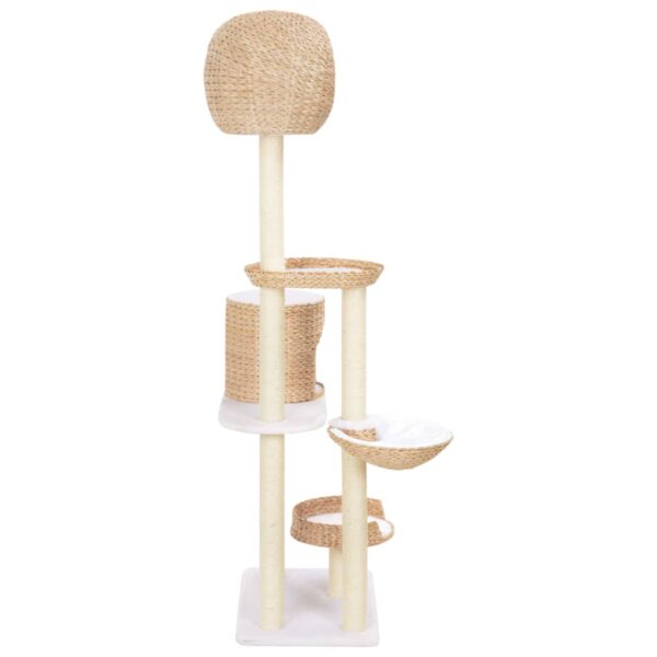 vidaXL Cat Tree with Sisal Scratching Post Seagrass - Image 2