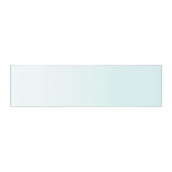 vidaXL Shelf Panel Glass Clear 50x12 cm - Image 2